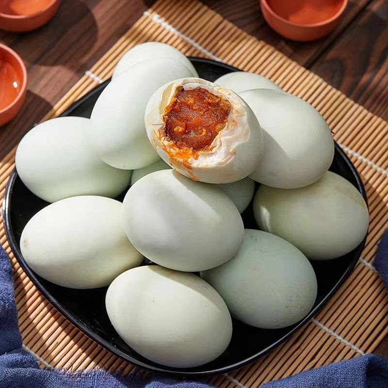 【端午节】农家散养咸鸭蛋50-60g正宗流油开袋即食蛋类零食 50g8枚