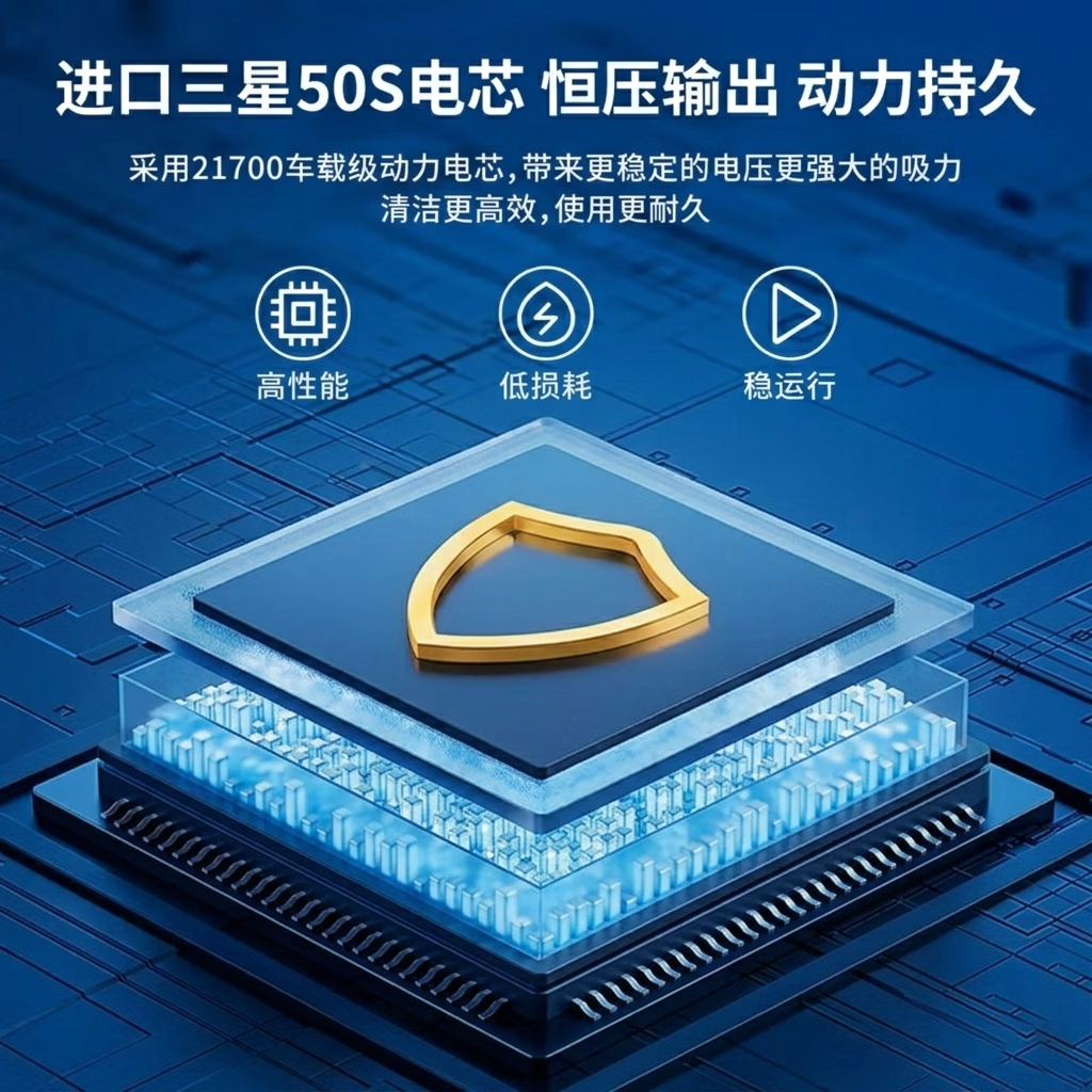 BNDZ适配Dyson戴森吸尘器电池V6V7V8V10V11三星原装21700-50S电芯长续航安全耐用大容量戴森吸尘器配件 戴森V11电池-卡扣款【5000mAh】三星电芯