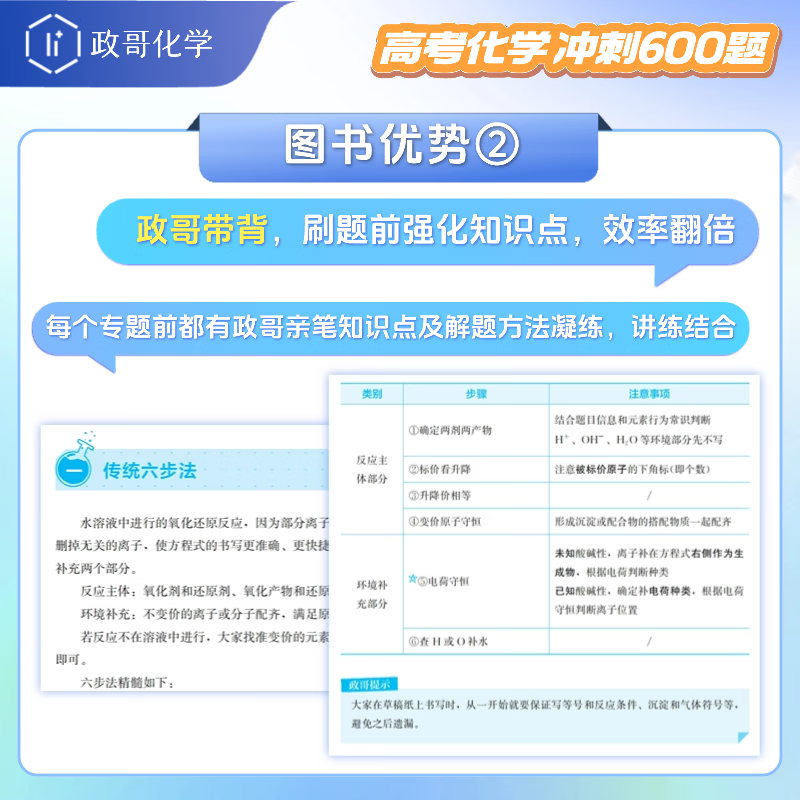2026备考高考化学冲刺600题高考进阶必刷题李政化学高考化学基础1000题一千题化学冲刺600题高考高中化学冲刺模拟题高考一轮复习讲义高考二轮复习资料真题全国通用高一高二高三通用李政亲授视频讲解 【