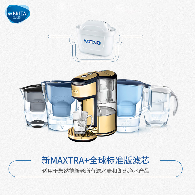 碧然德BRITA滤水壶滤芯Maxtra+多效滤芯12只装置换与活性炭区别？