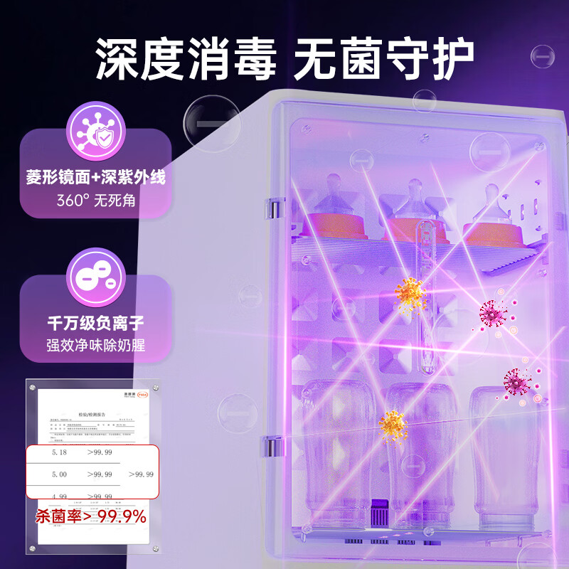WINIA三合一喂养台奶瓶消毒柜烘干一体机恒温调奶摇奶婴儿多功能喂养台 【3合1喂养台】 1.2L 泡奶+摇奶+消烘