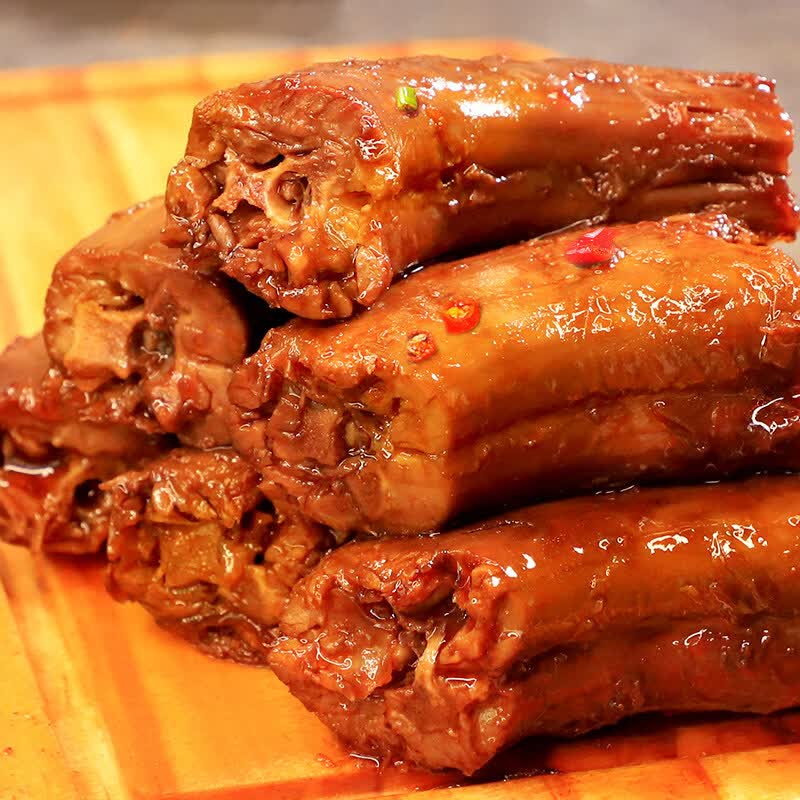零食香辣酱脖小鱼仔辣条解馋零食休闲食品小吃卤味 猪肉脯20包