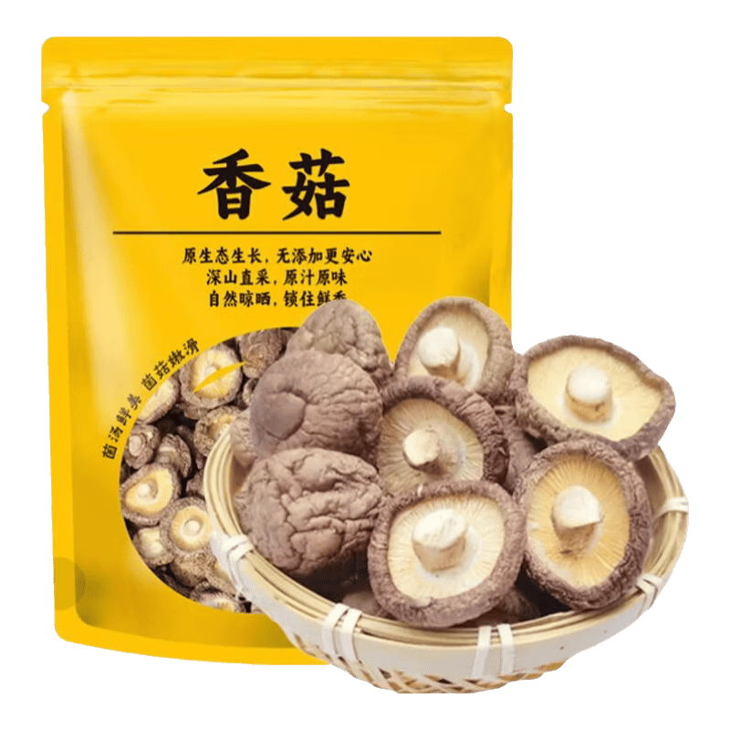 相遇红颜香菇180g 东北特产肉厚无根山珍菌菇南北干货火锅食材