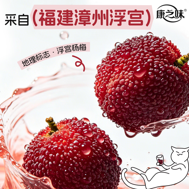 康之味nfc杨梅汁245ml鲜榨果汁聚会饮料100%纯果汁0添加饮品整箱 245ml杨梅汁*10瓶