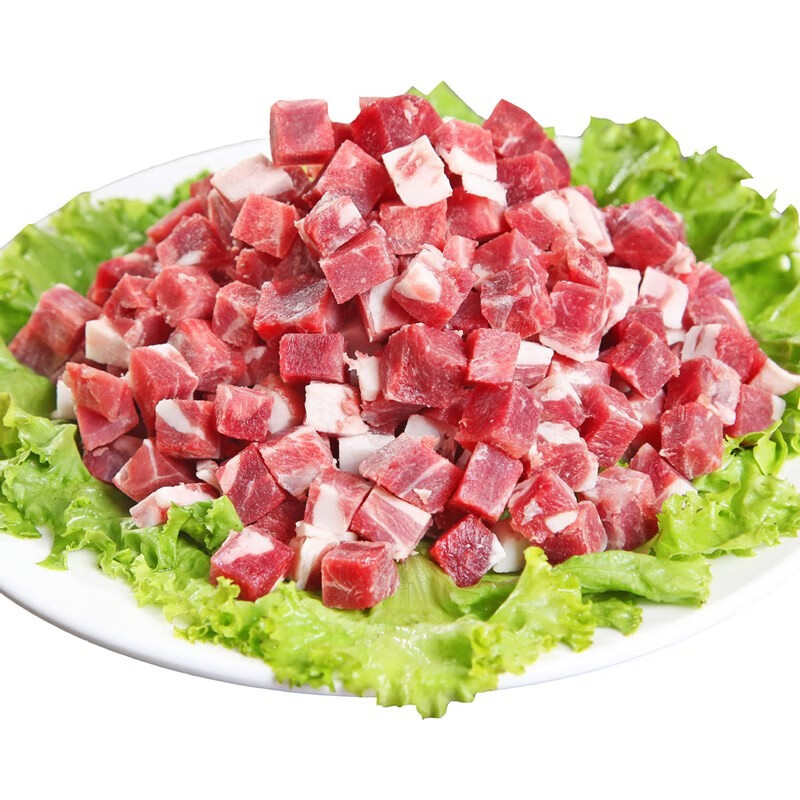 九道乐农 宁夏盐池滩羊肉臊子新鲜生羊肉现杀原切生鲜清真羊羔肉肉丁