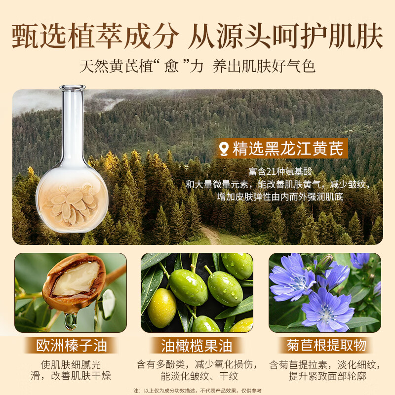 NCCU老牌国货黄芪抗皱弹润面霜改善皮肤暗黄保湿补水滋润 50g