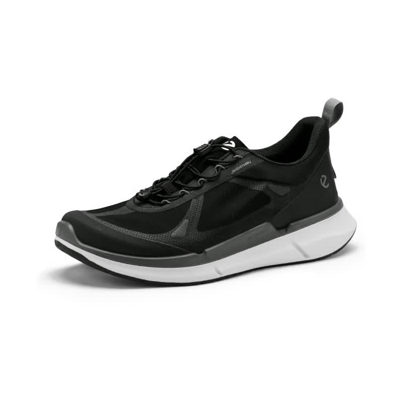 爱步（ECCO）BIOM2.2男鞋轻量缓震跑步鞋休闲运动鞋黑色/鸽子灰83087461181 41