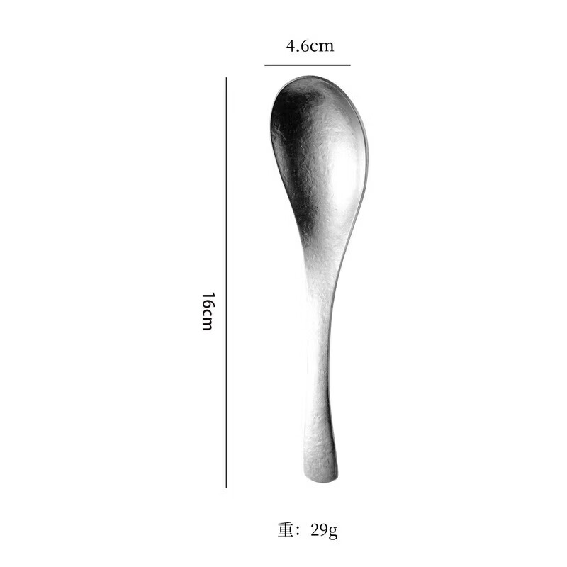 纳有风纯钛筷子礼盒家用高档结晶冰花筷抗菌防霉勺叉餐具套装防滑耐高温 银色-纯钛勺子 单只【盒装】