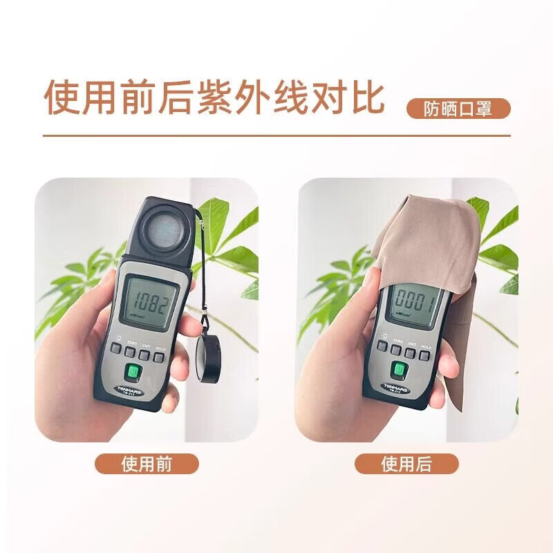 GERTHRON德国防晒口罩护眼角无痕防紫外线高颜值夏季轻薄透气户外通勤 玻尿酸防晒口罩-黑色 【10个装】