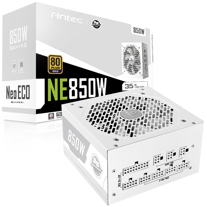 Antec 安钛克 NE850 金牌全模组 850W 电脑电源
