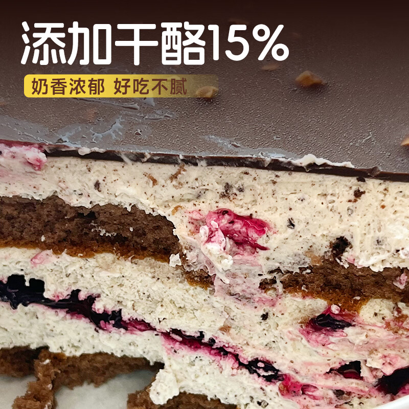 盛京天禄铁罐子蛋糕慕斯甜品网红盒子蛋糕蓝莓抹茶青提巧克力小蛋糕下午茶 蓝莓奥巧1盒+可可巧克力1盒 300g 2盒