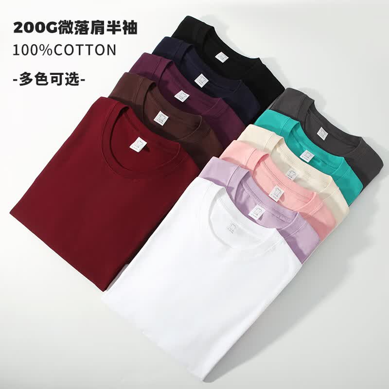 ROYAL PALM POLO SPORTS CLUB美式重磅t恤男宽松圆领打底衫短袖情侣上衣2026夏季半袖 藏青 L