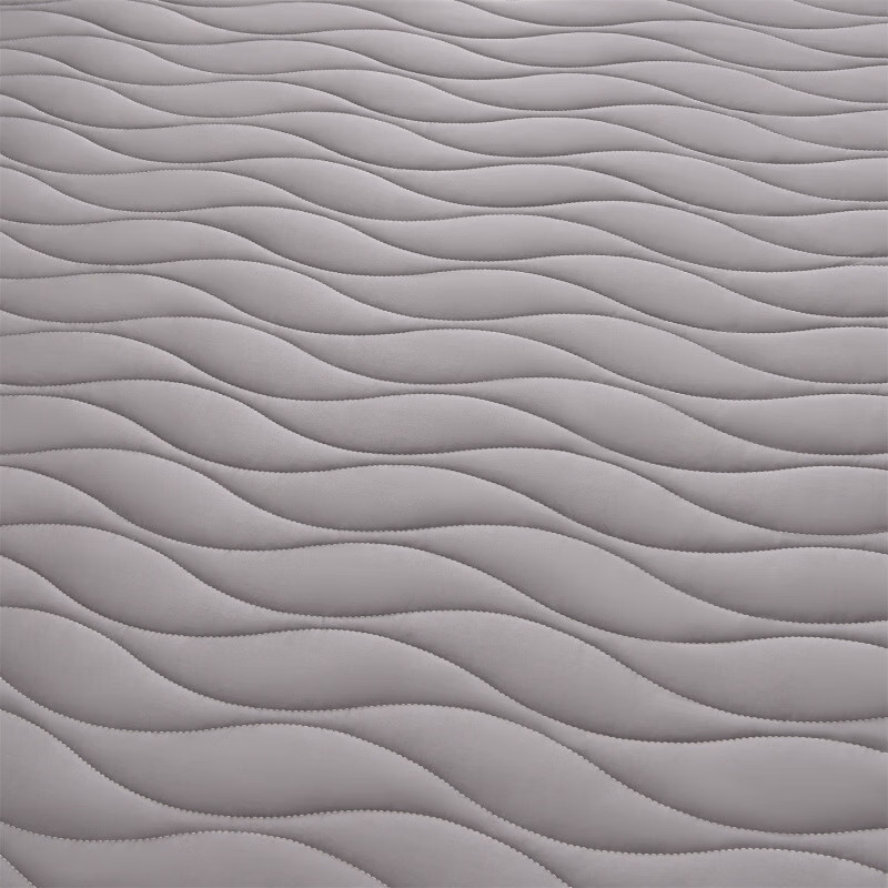 索菲亚夹棉床笠100%纯棉面料A类床垫保护套隔脏防水加厚床套罩 深灰 50支 单床笠180cm*200cm