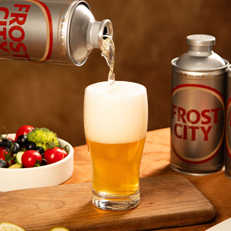 霜城传统精酿拉格工艺啤酒750ml原麦汁11°P 酒精度4.1度1.5L大容量装 拉格 750mL 6瓶 整箱装