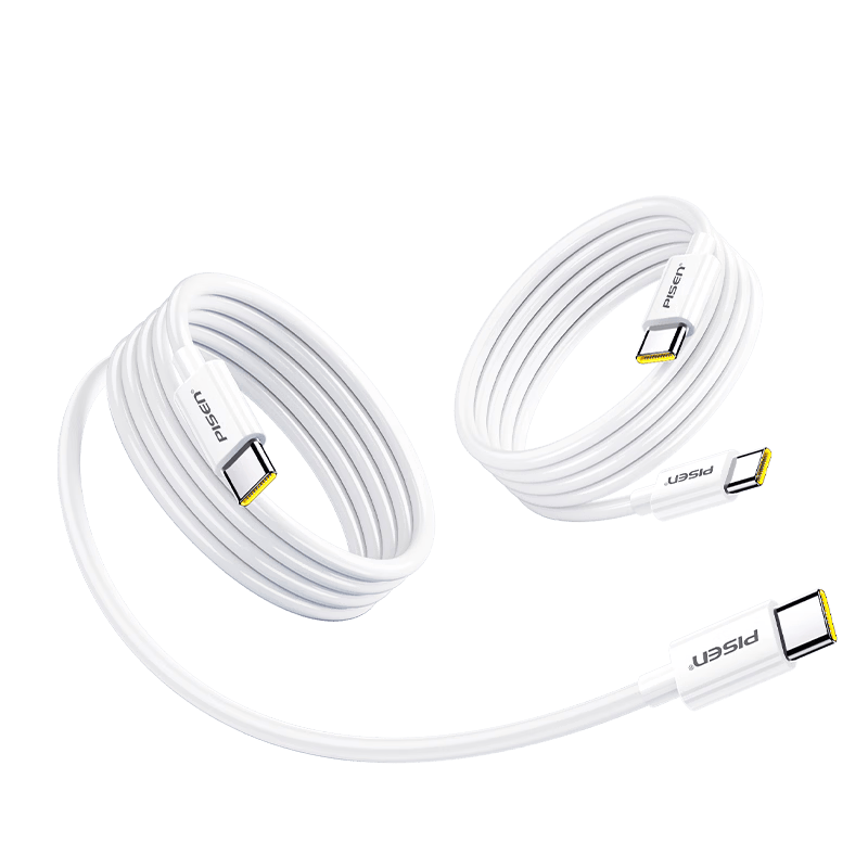 品胜（PISEN）【一件包邮】  数据线双头ctoc快充PD60W车载充电通用苹果17promax/16/15安卓iPad华为P80pro小米 【1.8米2条装60W】苹果15-17快充