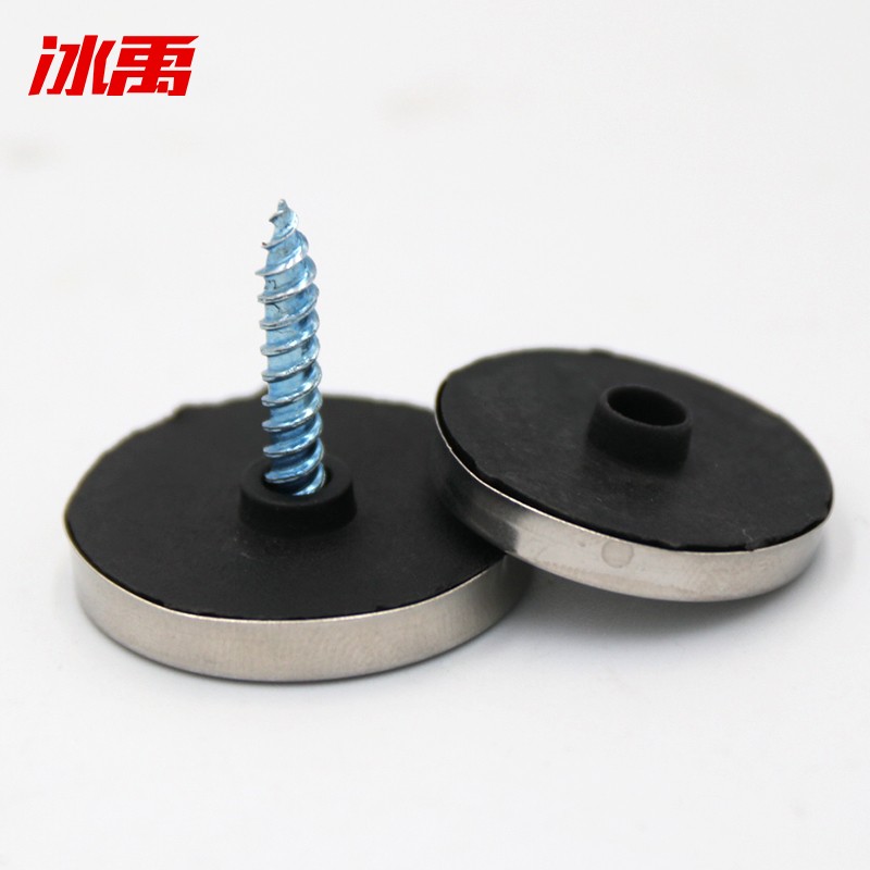 冰禹 byjz-3713 拉丝不锈钢玻璃镜钉 广告平面钉 12mm(200套/件)