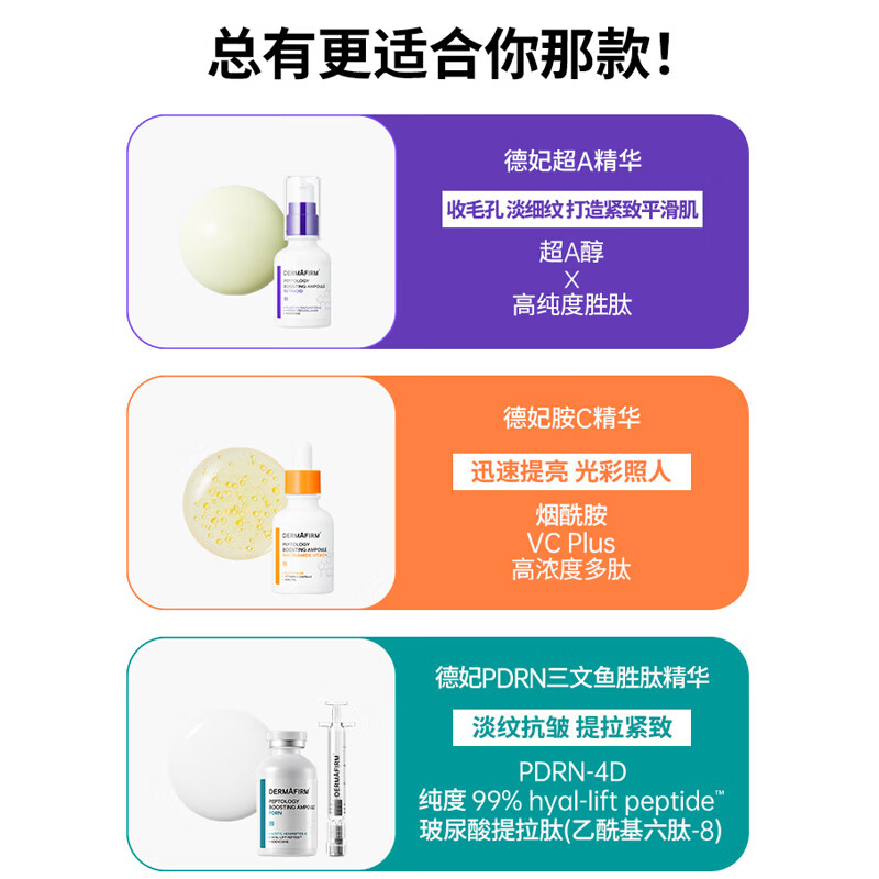 DERMAFIRM德妃精华液提拉紧致淡纹抗皱面部保湿送妈妈母亲节礼物 【新品PDRN】赋活修护精华液
