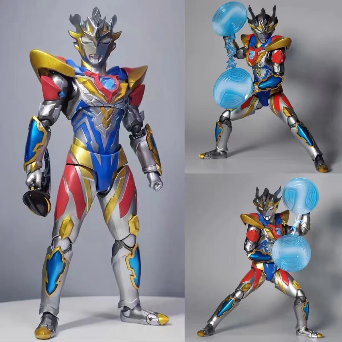 樱途奥特曼手办shf关节可动发光玩具赛罗艾克斯特利迦泽塔男孩礼物