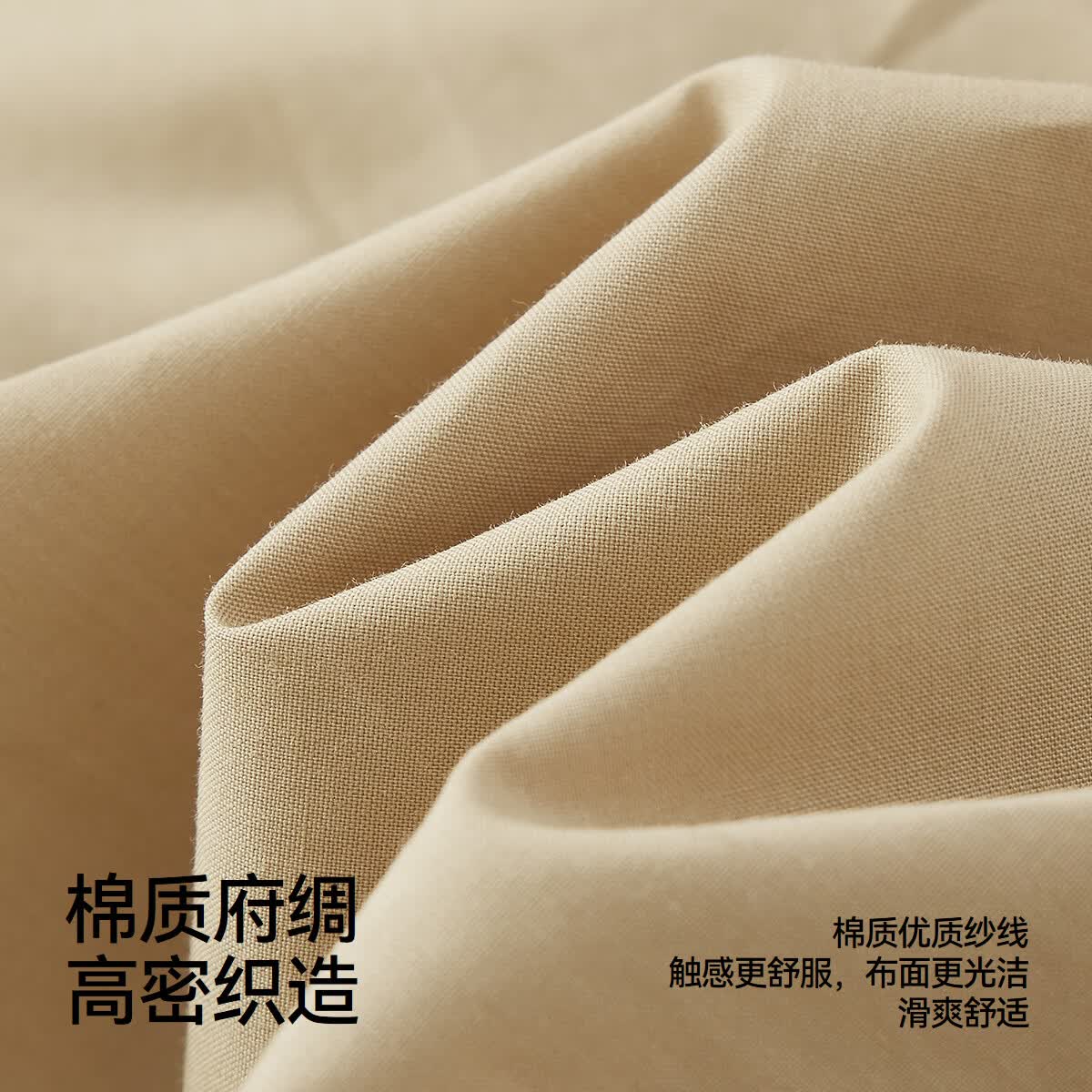 森马(Semir)连衣裙女夏不规则拼接木耳边泡泡袖收腰优雅气质设计感中长裙 卡其50674 3XL
