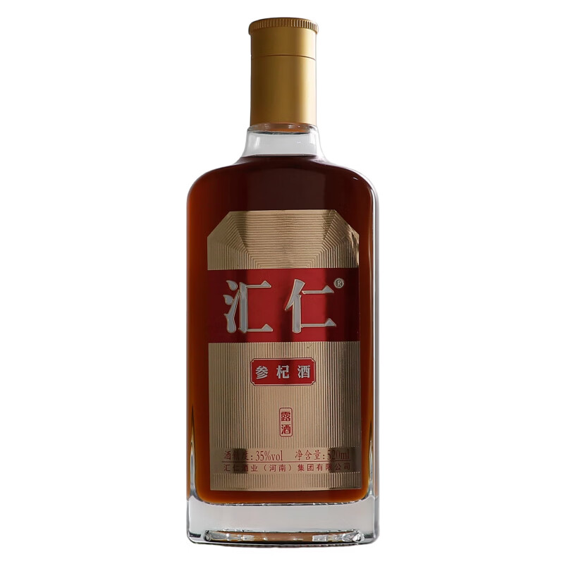 汇仁草本配制酒参杞酒35%vol植物性露酒自饮礼赠好物 35%vol 520mL 2瓶 大瓶2瓶