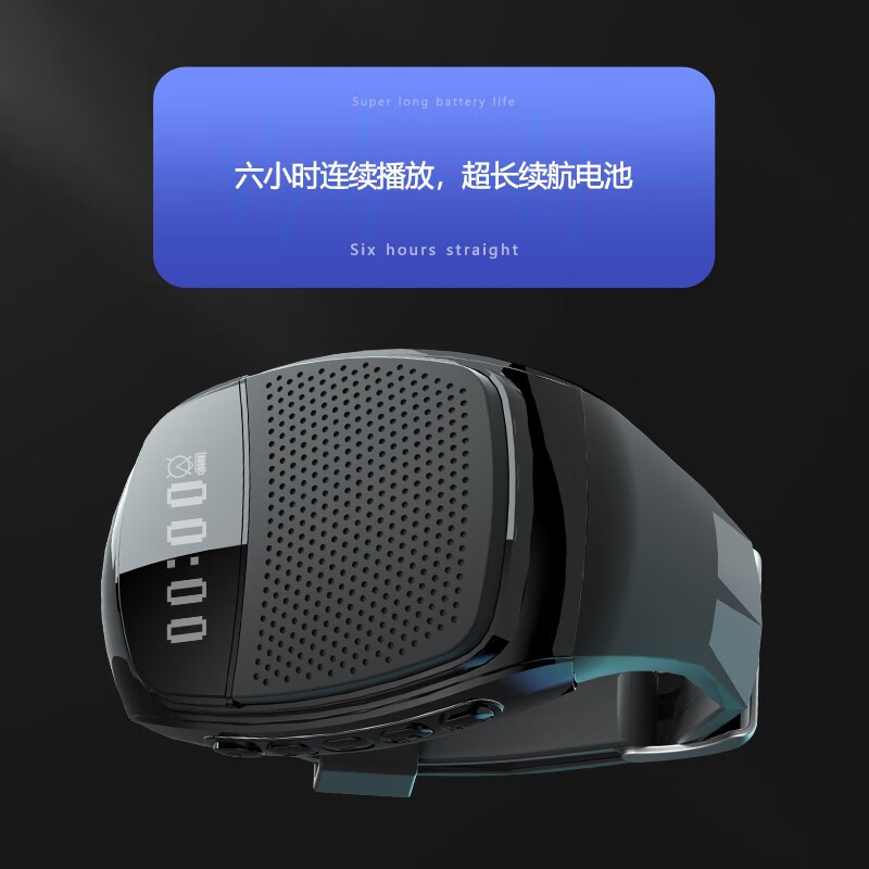 幻达(Oneder)蓝牙手表音响迷你手腕音箱户外收音机便携插卡播放器骑行闹钟跑步运动无线音箱可接听电话生日礼物 土豪金+读卡器+32G内存卡 标配