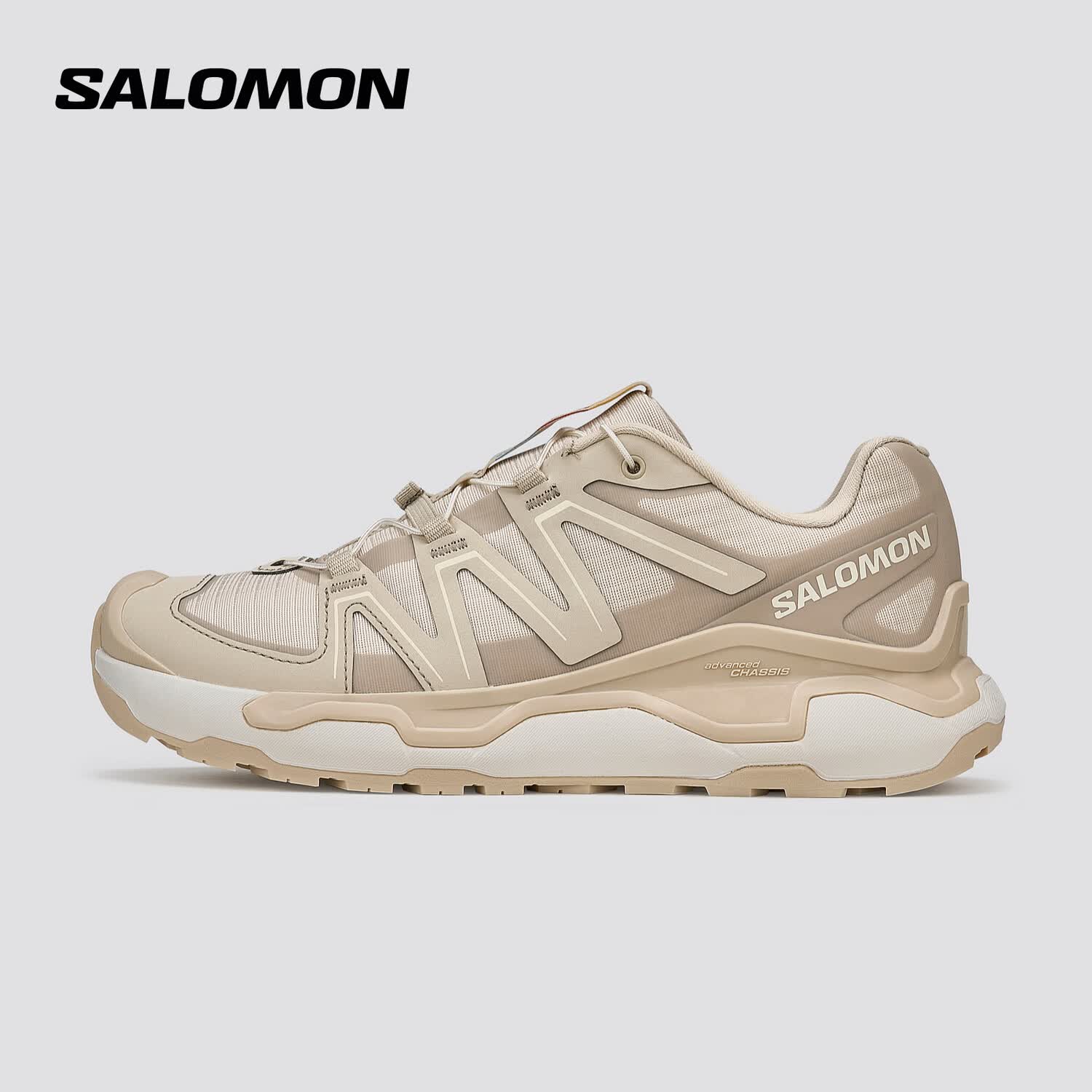 萨洛蒙（Salomon）女款 户外运动抓地稳定支撑舒适透气运动休闲鞋 XC ROAM 土灰色 492082 37 (UK4.5丨 37 1/ 3)