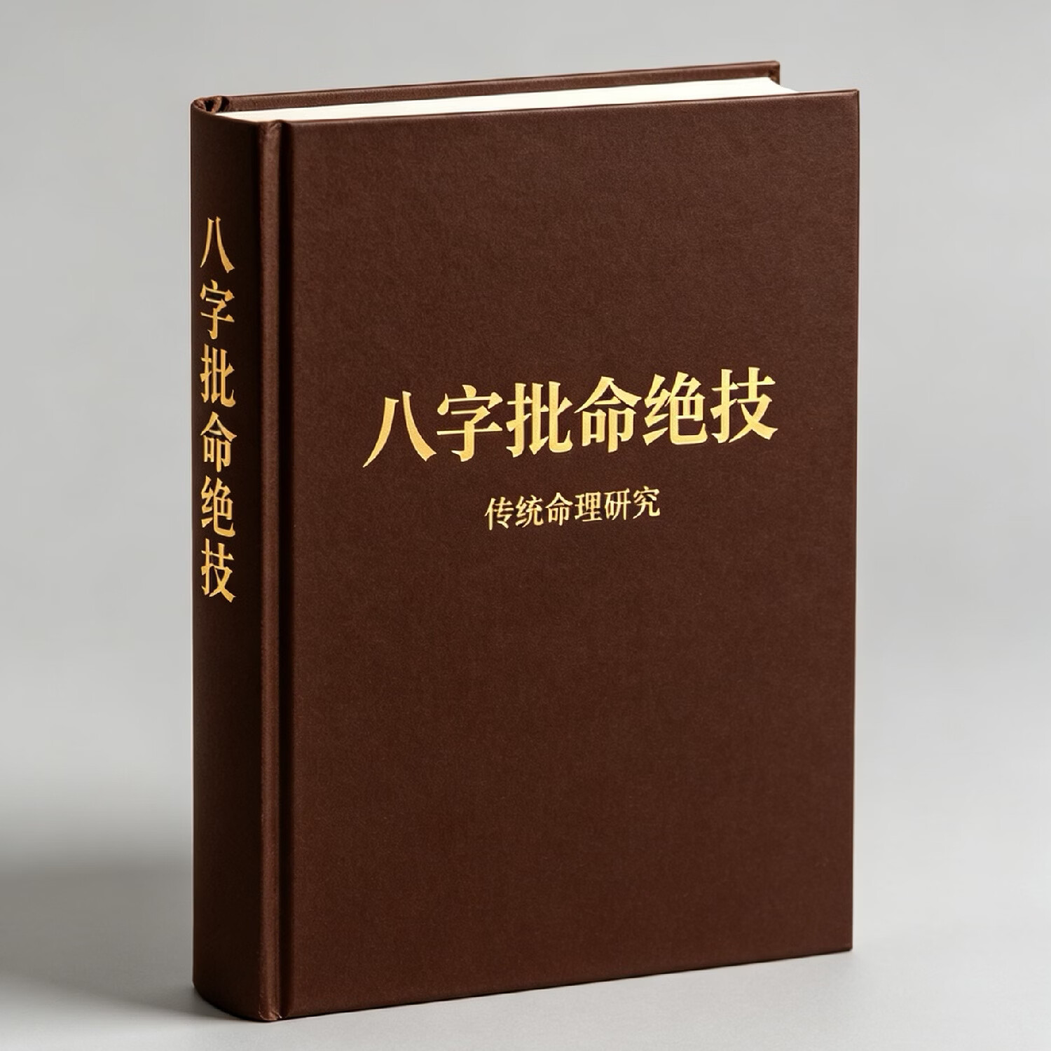 《八字批命绝技》又名《八字天书》185页 黑白胶装印刷 八字命理大师绝学 16大开本