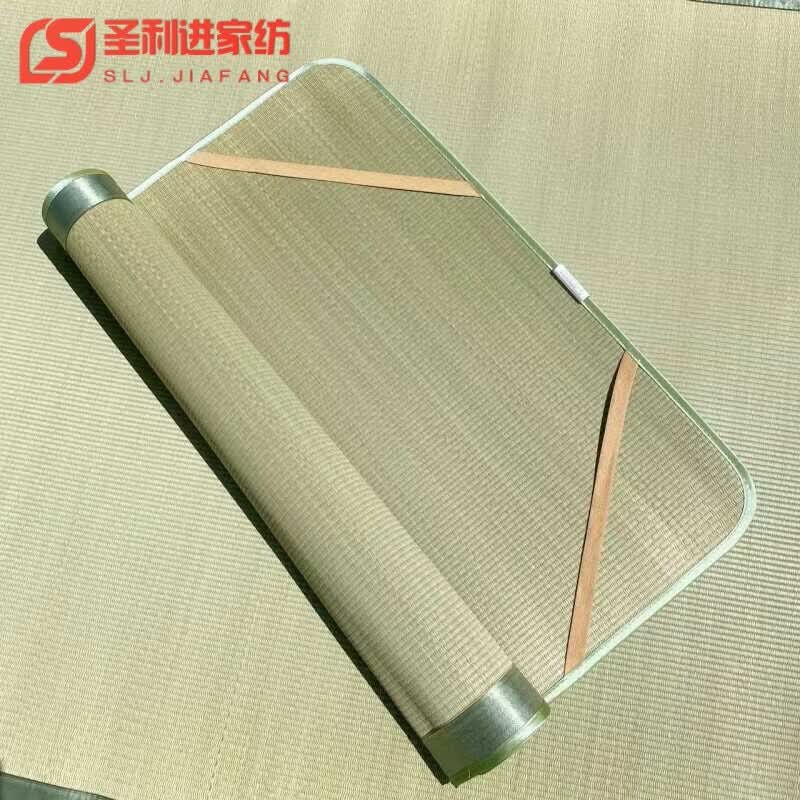 半爿词老式儿童兰草席夏季学生宿舍蔺草席可折叠软席子草编空调凉席 70X190cm 单席 不折叠
