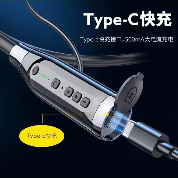 华为蓝牙耳机无线挂脖式2026新款智能降噪入耳颈挂式超长续航待机运动跑步高音质重低音 A13皓月白-入耳式-100小时续航