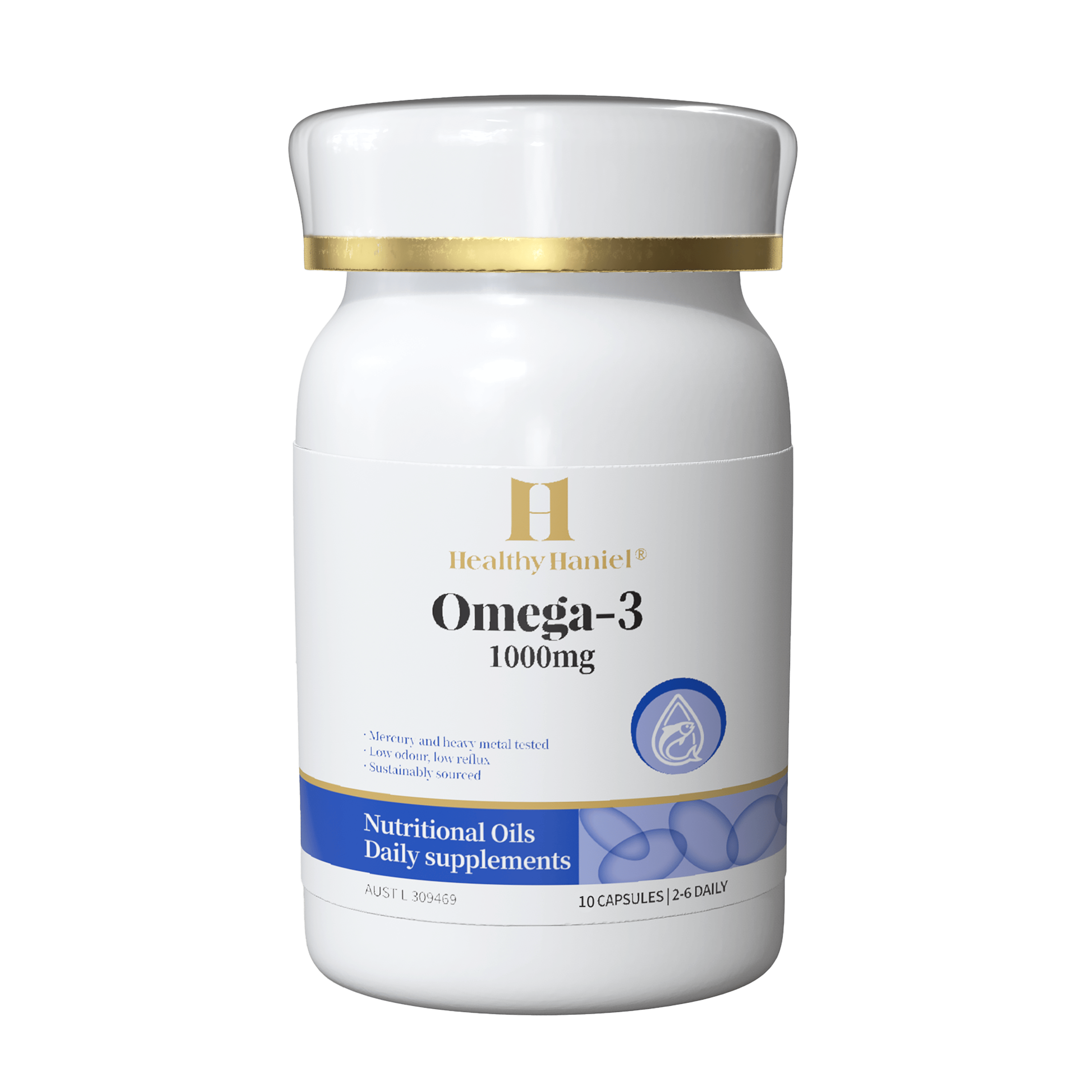Healthy Haniel ����� 2000mg/2�� Omega3 EPA DHA 100%���� 99Ԫ