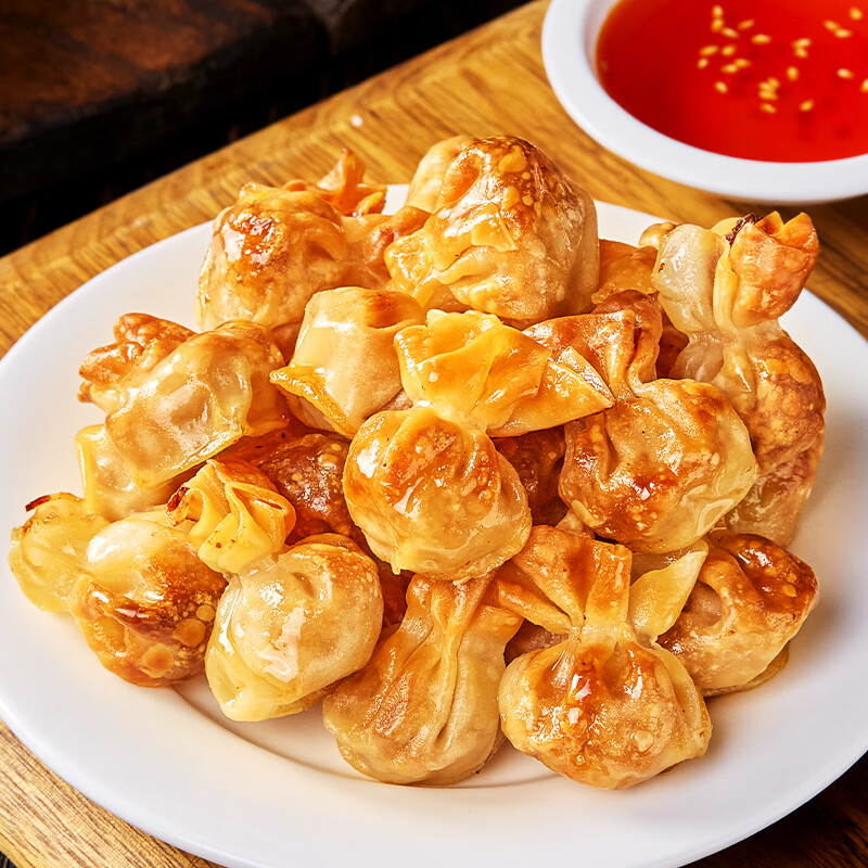 天海藏小金鱼馄饨200g/袋 鲜肉馅营养早餐速食饺子云吞抄手  小金鱼馄饨200g*10袋