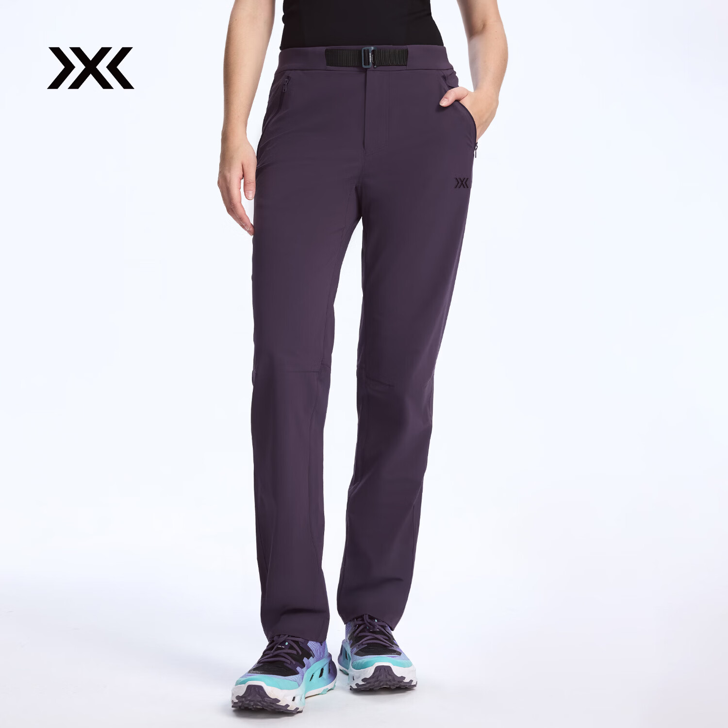 XBIONIC布里兹棉感夏季长裤女棉感抑菌拒水户外休闲裤子26新品26866  龙葵紫 L