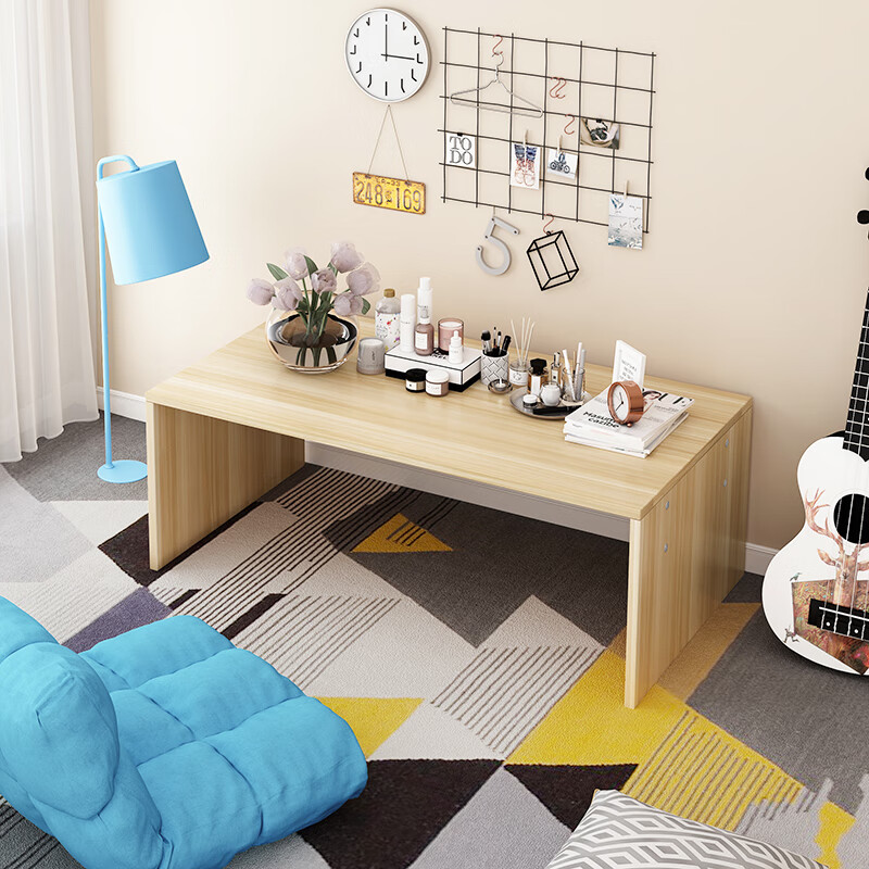 桌子卧室加高电脑桌用懒人书桌学生写字课桌简 60长30宽30高尺寸很不