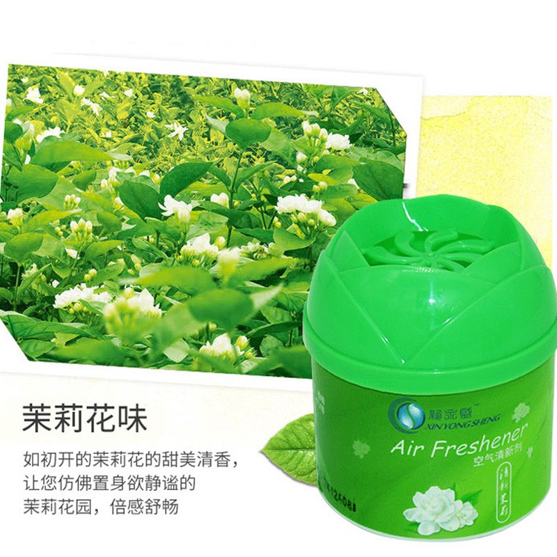 Jepoo 固体空气清新剂香膏卫生间厕所除臭芳香剂室内卧室车用清香剂 110g香型混发 9盒