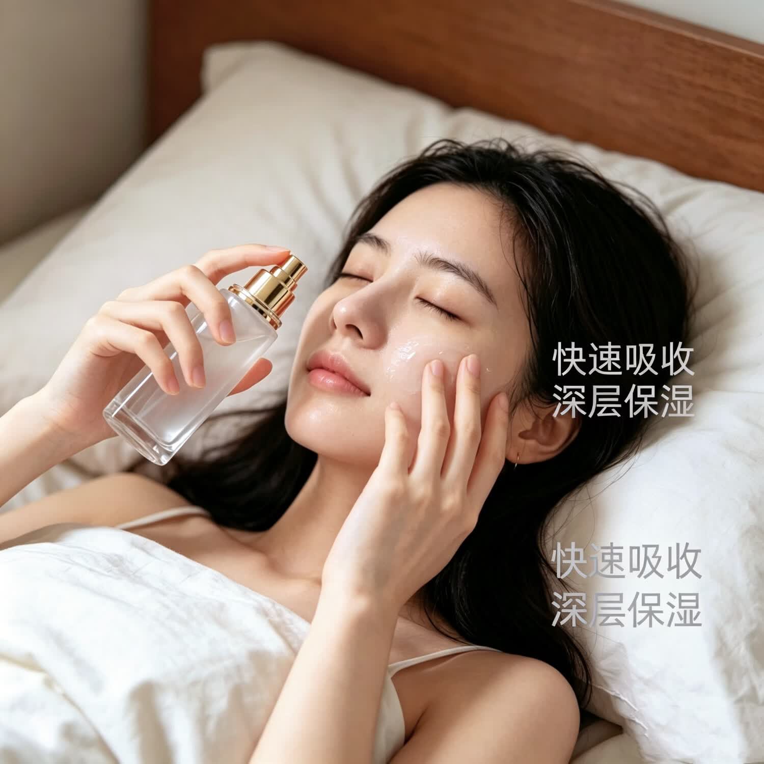 凤芝彩双因嫩肤植萃水补水保湿提亮肤色控油收缩毛孔爽肤水乳精粹水美妆