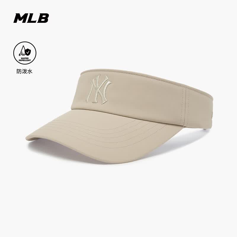 MLB官方 男女同款情侣时尚百搭防泼水遮阳帽26春季新款SCB05 纽约洋基队/麻沙色 均码