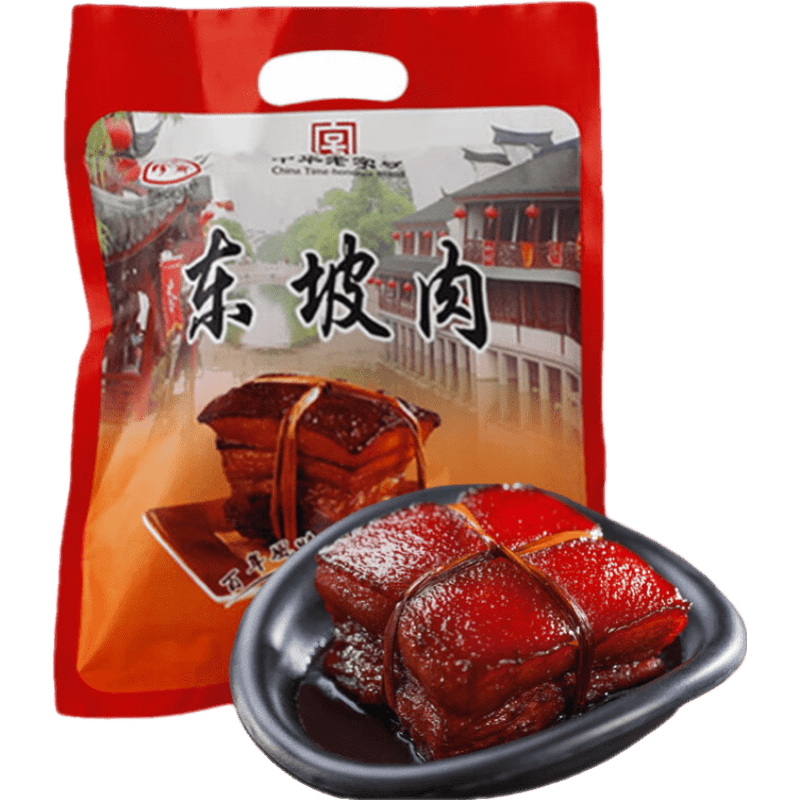 三珍齋東坡肉200g成品真空包裝紅燒肉加熱即食東坡肉鹵味熟食批發(fā) 200g東坡肉