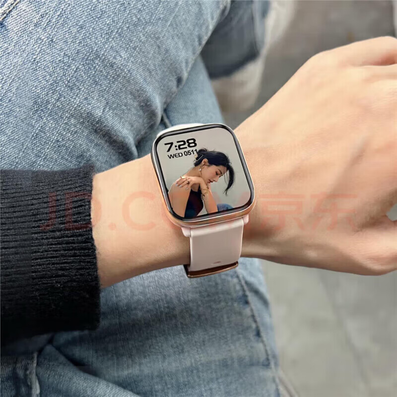 华为手机适用2026新款WATCH GT智能手表fit4女士运动移动电源 粉色电话+支付+nfc+运动数据等