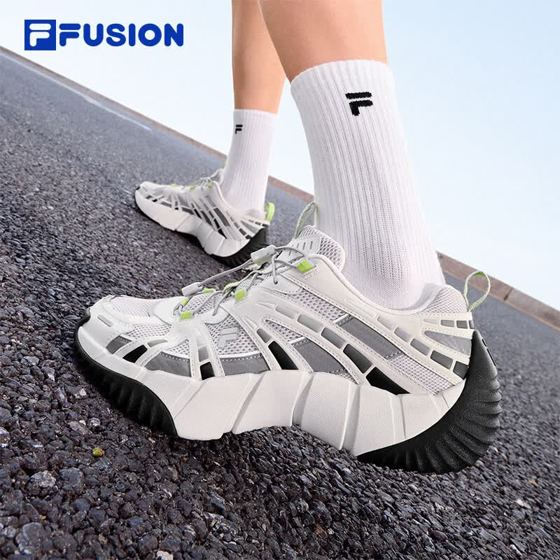 FILA FUSION斐乐潮牌脊骨鞋2丨章昊同款男鞋2026夏季新款运动鞋子男 月球灰/穹顶灰-MA 40