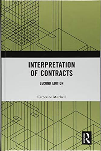 预订 interpretation of contracts