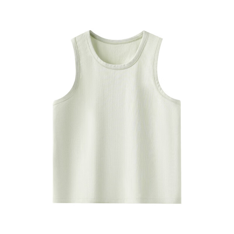 aqpa【UPF50+】儿童背心夏季宝宝衣服速干上衣防晒婴儿内穿 抹茶绿 80