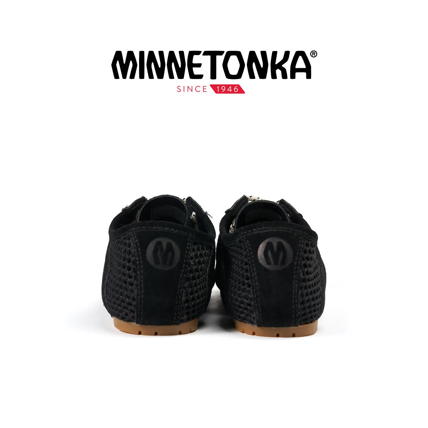 迷你唐卡(Minnetonka)26春夏新品黑色德训鞋女轻量休闲鞋女鞋 MS70M01-WTP 40 迷你唐卡(Minnetonka)26春夏新品黑色德训鞋女轻量休闲鞋女鞋 MS70M01-WTP 40