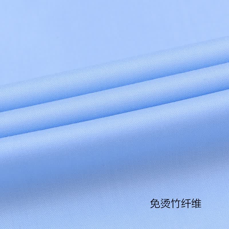 甄奢菲中国建筑衬衫工作服竹纤维免烫中建八局高棉男女衬衣蓝色工装定制 棉男短白色带标 S