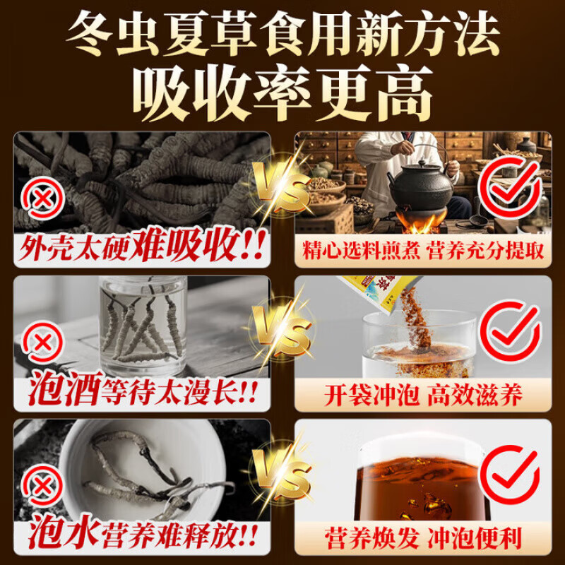 九芝堂泰康茶特别添加冬虫夏草灵芝男女士养肝护肝增强免疫力养生茶饮 四盒礼袋装【送礼佳品】300g*4盒