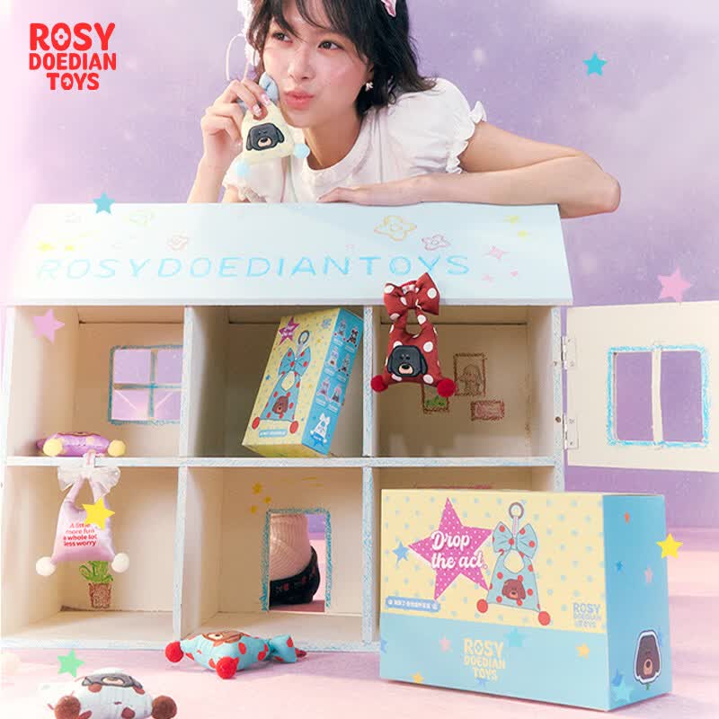 ROSYDOEDIAN TOYS【露思同款】别装了香包挂件盲盒玩具挂件闺蜜生日礼物Rdd toys 整盒6个 盲盒随机不指定，不支持无理由退货退款