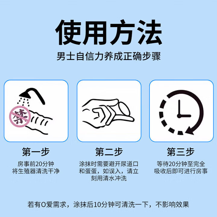 花乐集eroxon 伊若克森凝胶 eroxon男士英国原装进口外用凝胶3000 3瓶装60粒