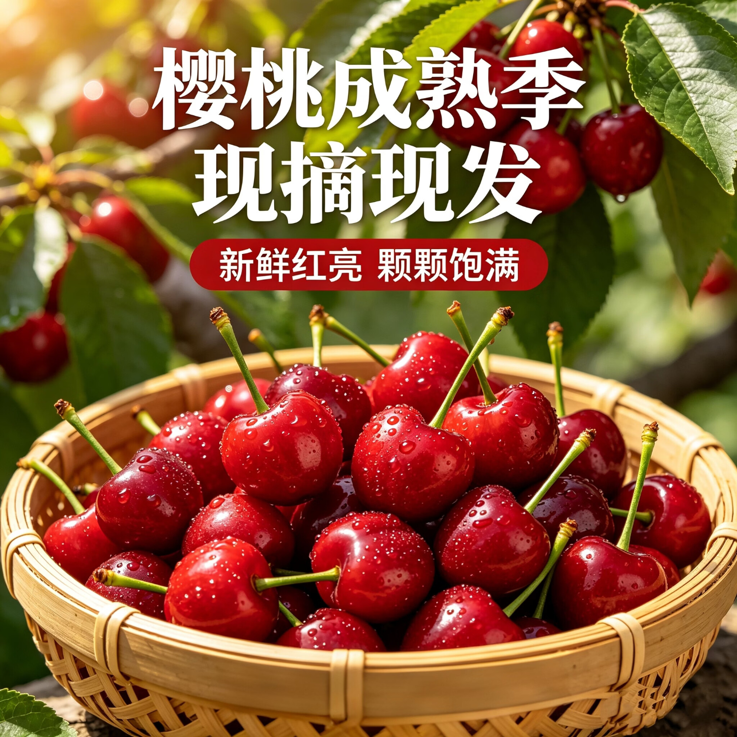 鲁禧海岸头茬樱桃山东水果大礼盒国产车厘子多规格产地冷链保鲜京东速达 4斤(净重) 分享装丨朋友聚会 精品果单果22-26mm丨性价推荐