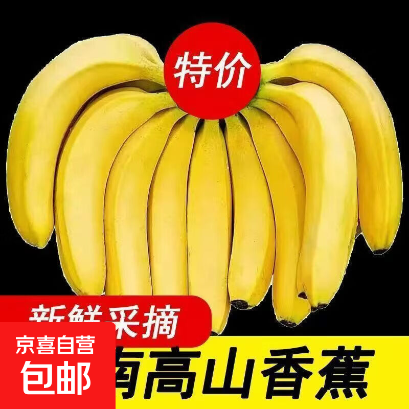 云南高山丑甜香蕉整箱产地批发青皮香蕉 软糯香甜【带箱2斤】