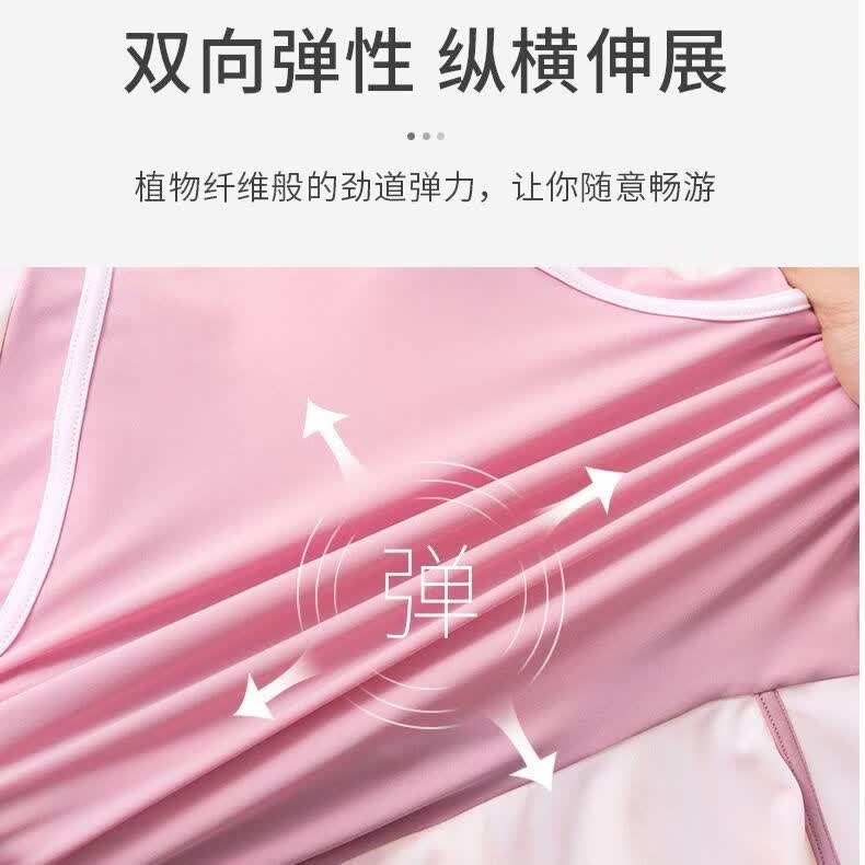 踏乐士儿童泳衣男童女童连体中大童小童长短袖沙滩防晒男孩宝宝速干游泳 清新蓝拼色（泳衣+帽） 85 L (身高85-105体重20-30斤）