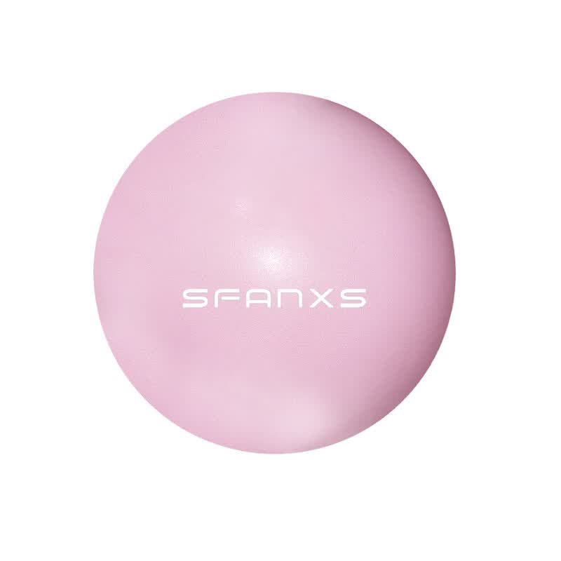 尚梵希SFANXS瑜伽球 产后家用塑形美体盆底肌训练球 普拉提小球加厚防爆 25cm樱花粉【160G升级款，针式打气】